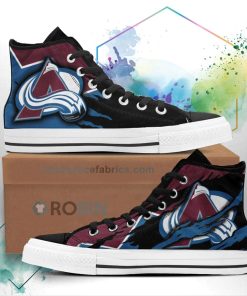 Colorado Avalanche Shoes Custom High Top Sneakers