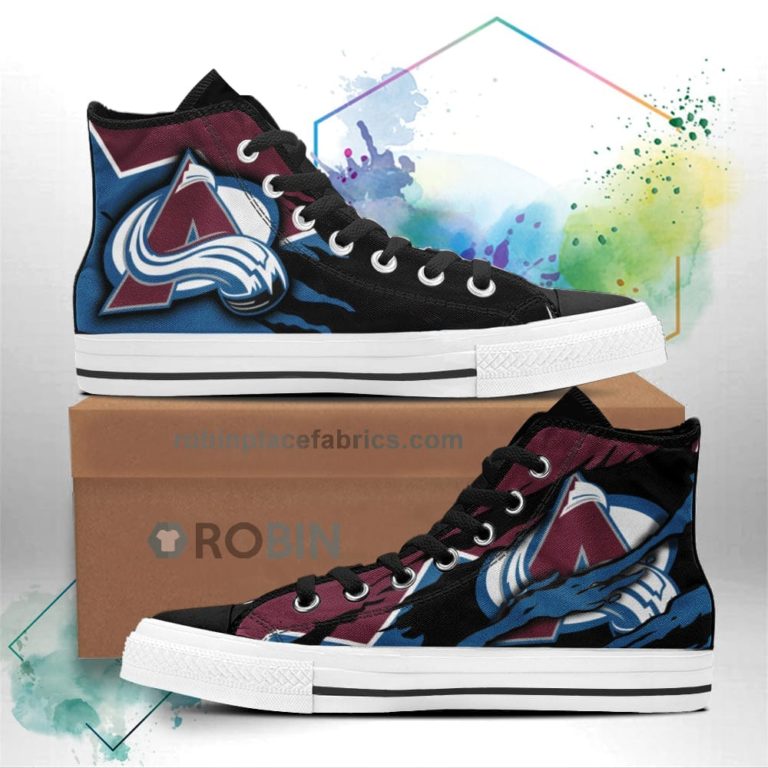 Colorado Avalanche Shoes Custom High Top Sneakers