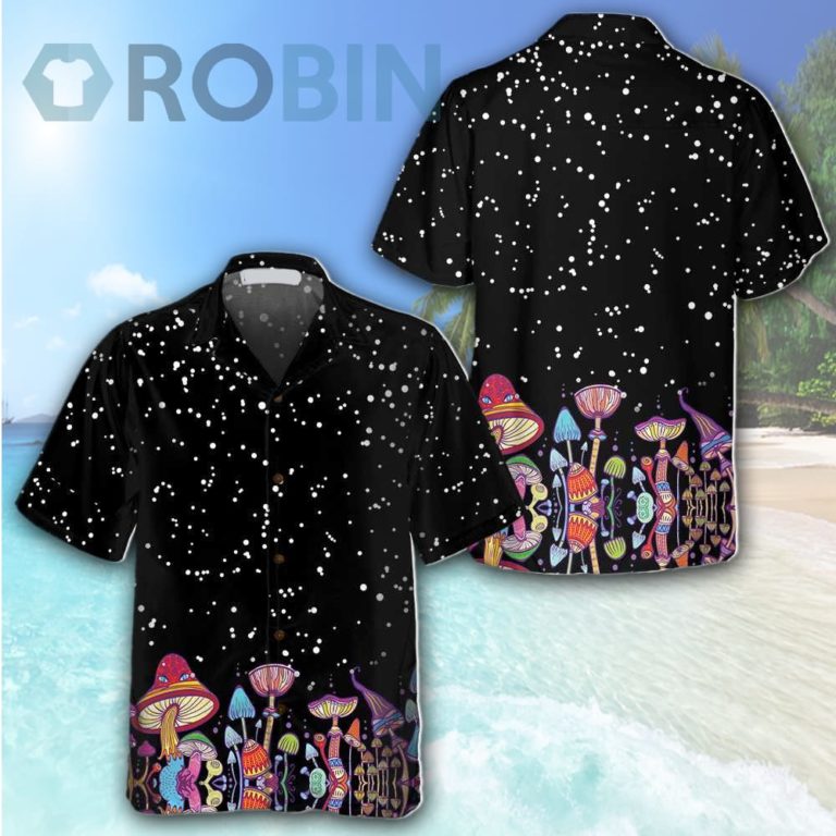Colorful Mushroom Hawaiian Shirt