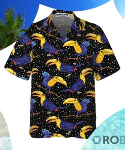 Colorful Toucan Summer Hawaiian Shirt