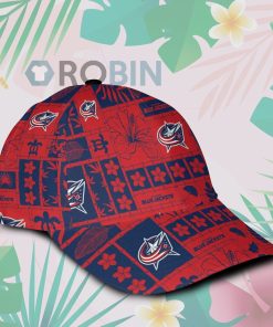 Columbus Blue Jackets Hawaiian Classic Baseball Cap Hat