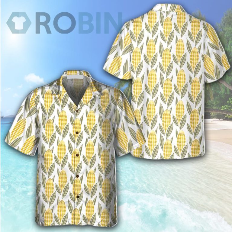Corn Cob Maize Hawaiian Shirt