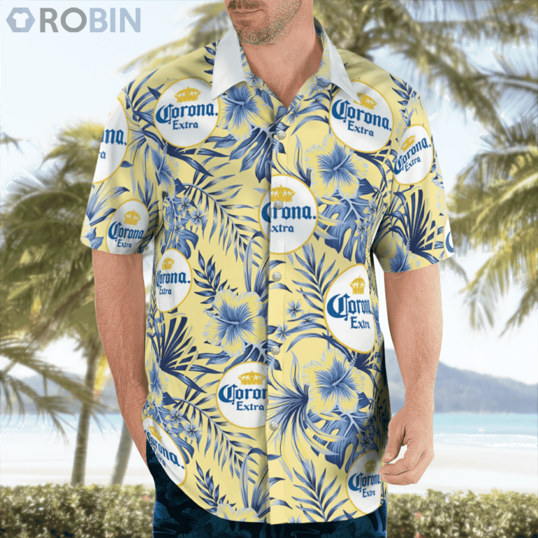 Corona Extra Beer Hawaiian Shirts Beach Short