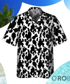 Cow Print Seamless Pattern Hawaiian Shirt Cow Hawaiian Shirt