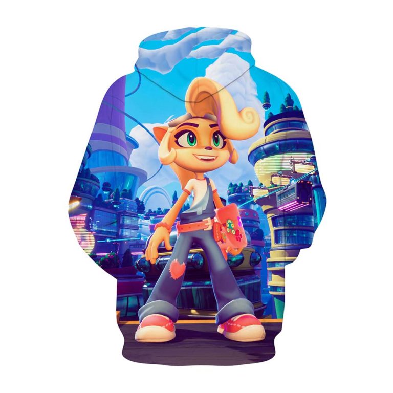 Crash Bandicoot Hoodie Shirt Hooded