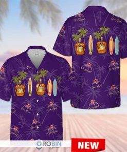 Crown Royal 3D All Over Print Button Shirt