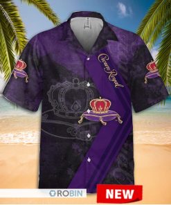 Crown Royal All Over Print Hawaiian Shirt Crown Royal All Over Print Hawaiian Shirt