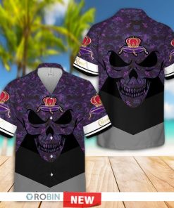 Crown Royal Camo Skull Hawaiian Shirt