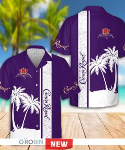 Crown Royal Casual Button Hawaiian Shirt