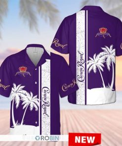 Crown Royal Casual Button Hawaiian Shirt Crown Royal Casual Button Hawaiian Shirt