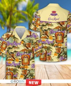 Crown Royal Cigar Hawaiian Shirt Crown Royal Cigar Hawaiian Shirt