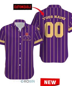 Crown Royal Custom Name And Number Hawaiian Shirt