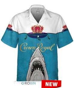 Crown Royal Jaws Shark Hawaiian Shirt