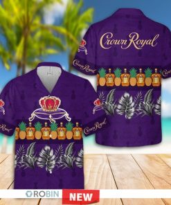 Crown Royal Pineapple Hawaiian Shirt