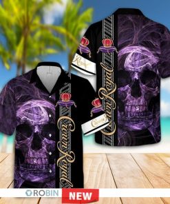 Crown Royal Smoke Skull Hawaiian Shirt