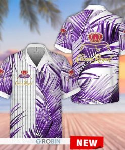 Crown Royal Tropical Floral Hawaiian Shirt