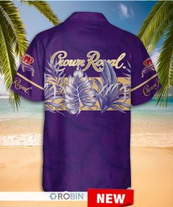 Crown Royal Tropical Leaves Hawaiian Shirt