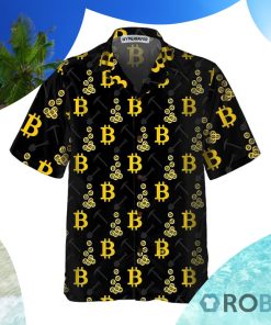 Cryptocurrency Bitcoin Miner Hawaiian Shirt