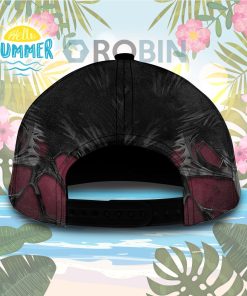 Custom Name Florida State Seminoles Skull Torn Fabric Classic Baseball Cap Hat