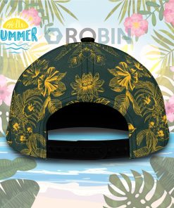 Custom Name Green Bay Packers Tropical Hawaiian Classic Baseball Cap Hat