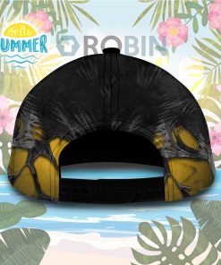 Custom Name Jacksonville Jaguars Skull Torn Fabric Classic Baseball Cap Hat