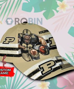 Custome Name Purdue Boilermakers Mascot Vintage Design Classic Baseball Cap Hat