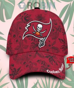 Custome Name Tampa Bay Buccaneers Tropical Hawaiian Classic Baseball Cap Hat