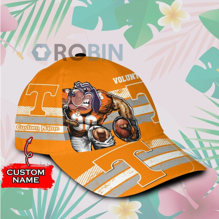 Custome Name Tennessee Volunteers Mascot Vintage Design Classic Baseball Cap Hat