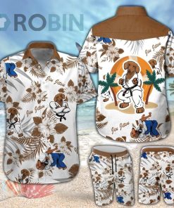 Dachshund Jiu Jitsu Hawaiian Shirt & Shorts Set Dachshund Jiu Jitsu Hawaiian Shirt & Shorts Set