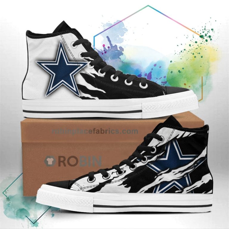 Dallas Cowboys Shoes Custom High Top Sneakers
