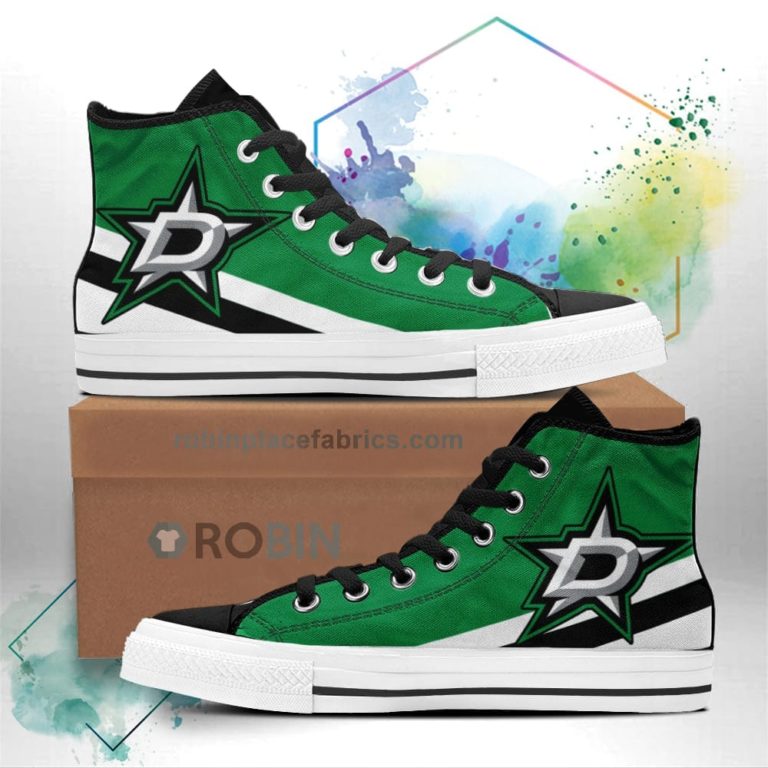 Dallas Stars High Top Shoes Custom Sneakers