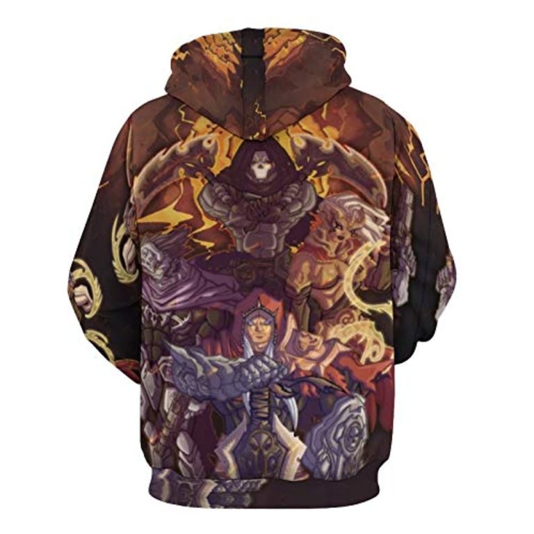 Darksiders Hoodie Shirts – Death 3D Print Hooded RB8897