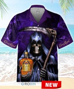 Death With Scythe Crown Royal Hawaiian Shirt