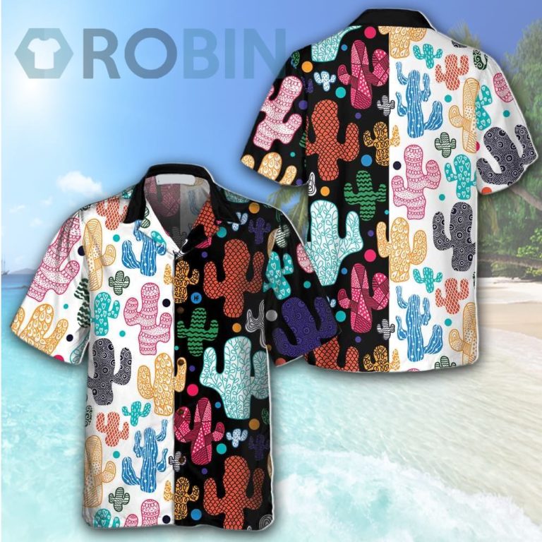Decorative Cactus Hawaiian Shirt