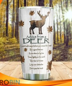Deer Advice From Autumn Fall Tumbler