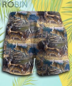 Deer Hunting Pattern Hawaii Shirt & Shorts