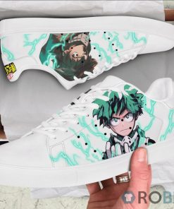 Deku Shoes Izuku Midoriya My Hero Academia Skateboard Low Top Custom Anime Sneakers