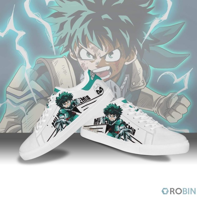 Deku Sneakers Custom My Hero Academia Anime Shoes