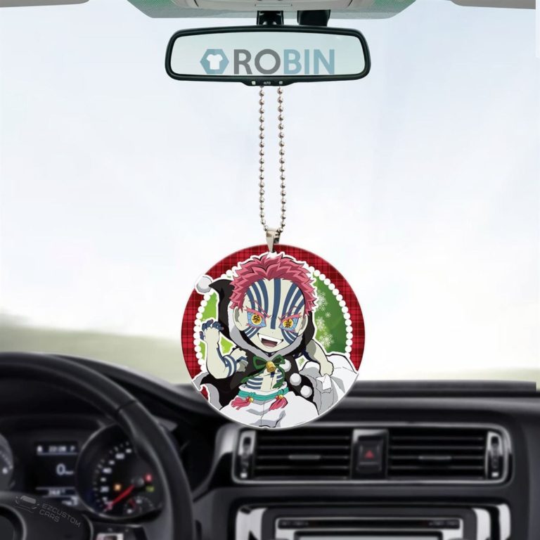 Demon Slayer Akaza Christmas Acrylic Car Ornament