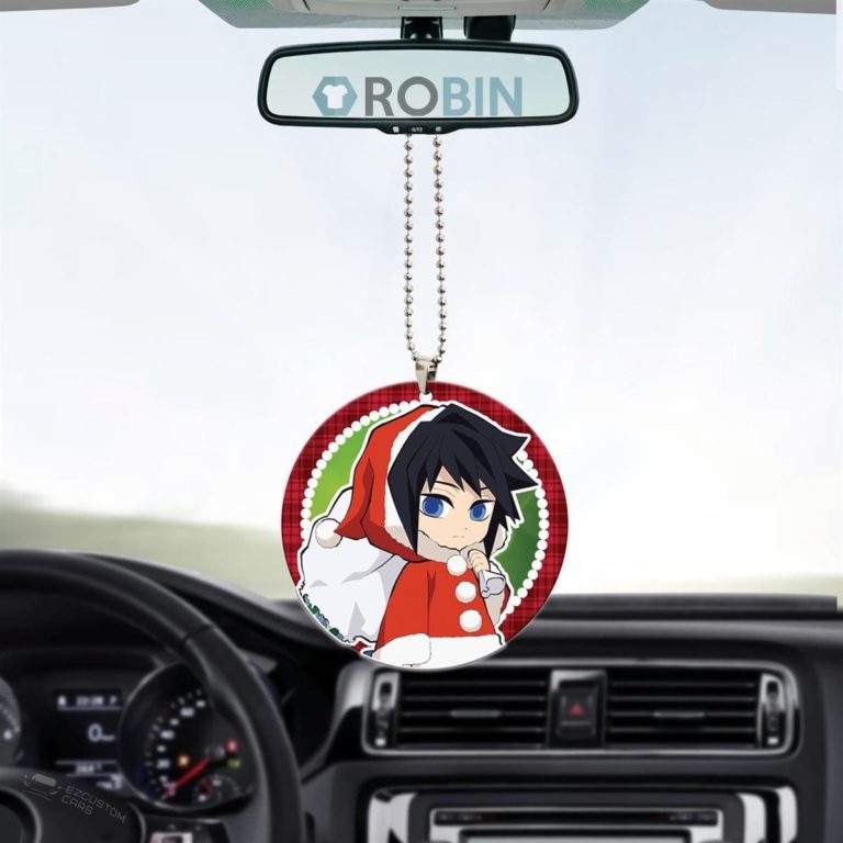 Demon Slayer Giyu Tomioka Christmas Acrylic Car Ornament