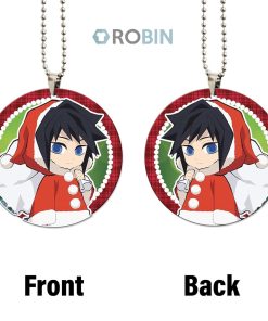 Demon Slayer Giyu Tomioka Christmas Acrylic Car Ornament