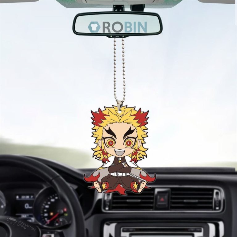 Demon Slayer Kyojuro Rengoku Acrylic Car Ornament