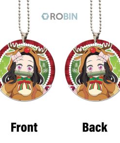 Demon Slayer Nezuko Christmas Acrylic Car Ornament