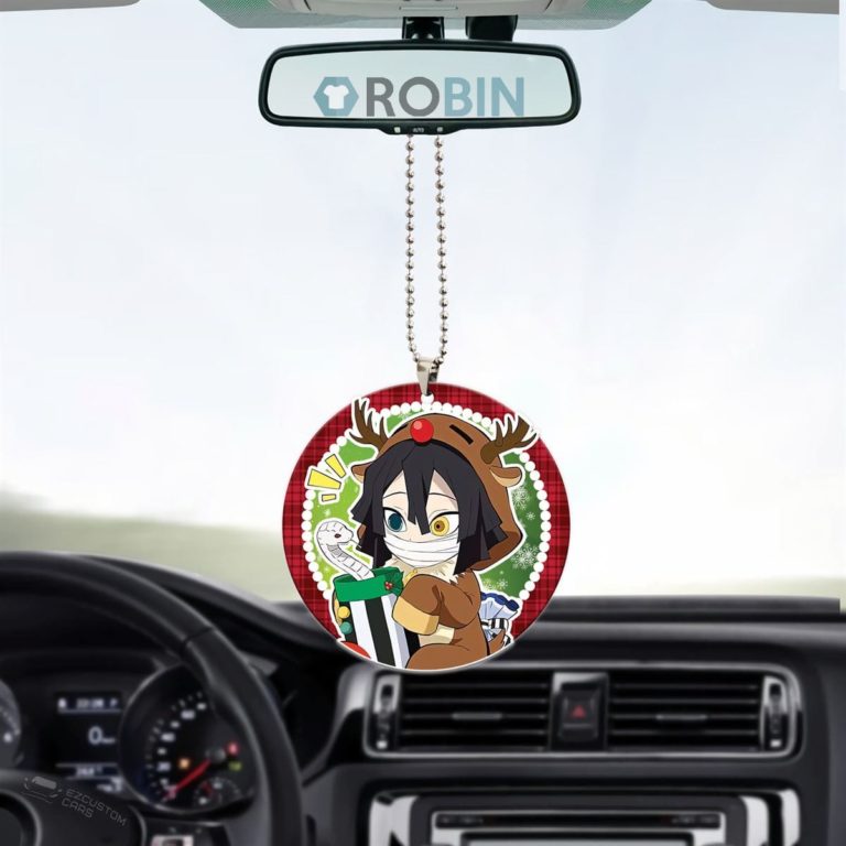 Demon Slayer Obanai Iguro Christmas Acrylic Car Ornament