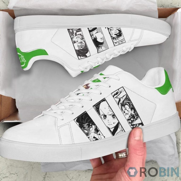 Demon Slayers Shoes Tanjiro Kamado Anime Skateboard Casual Sneakers