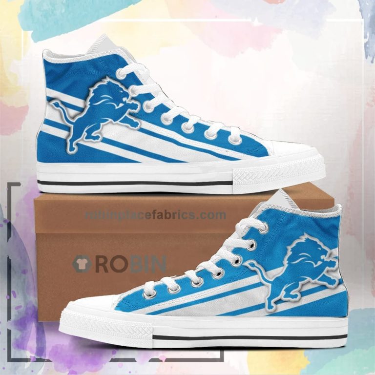 Detroit Lions Custom Sneakers