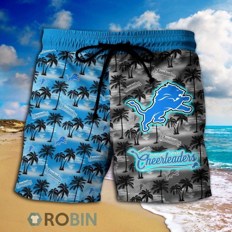 Detroit Lions Nfl Hawaiian Shirts And Shorts
