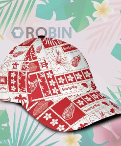 Detroit Red Wings Hawaiian Classic Baseball Cap Hat