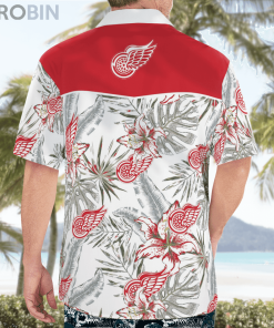 Detroit Red Wings Hawaiian Shirts Beach Short