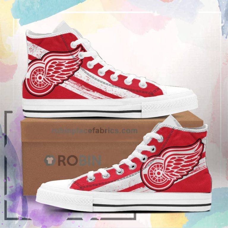Detroit Red Wings High Top Shoes Custom Sneakers
